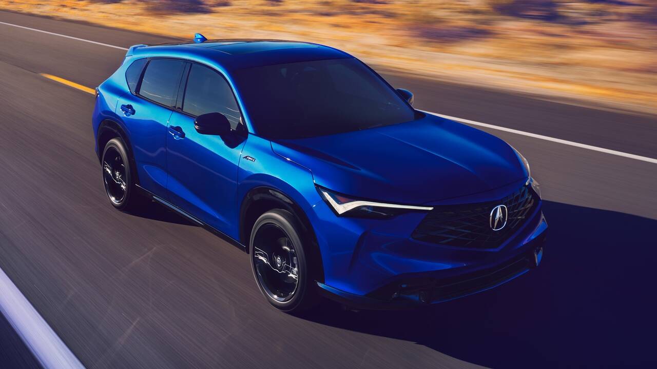 2025 Acura ADX driving front view - top