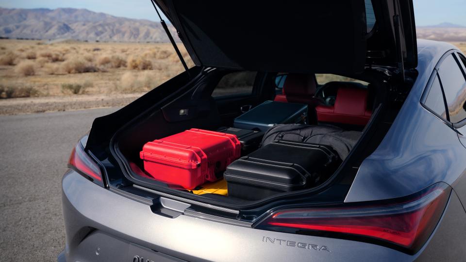 2024 Acura Integra hatchback cargo storage
