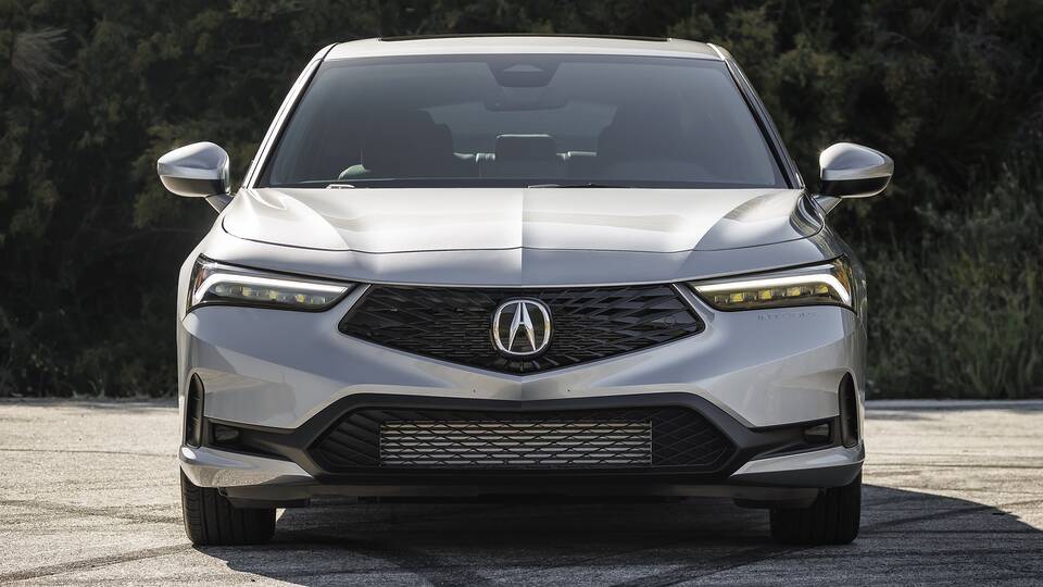 2024 Acura Integra parked front view-closeup