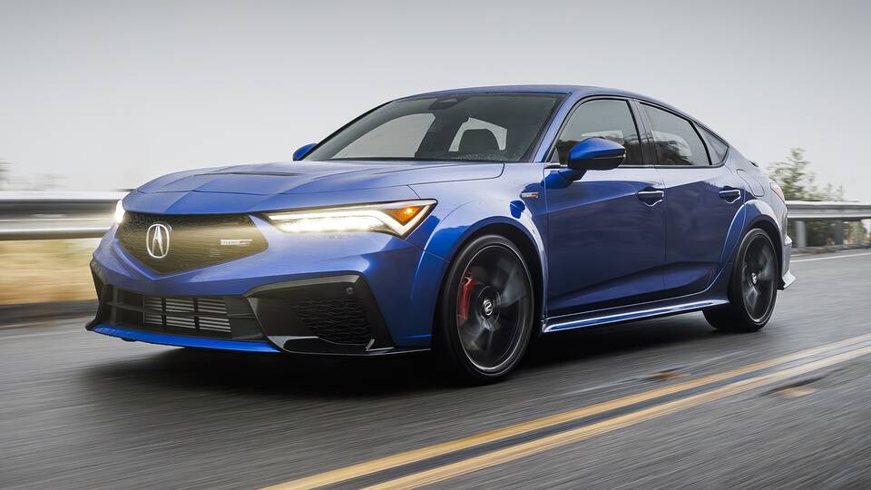 2025 Acura Integra Type S driving front view