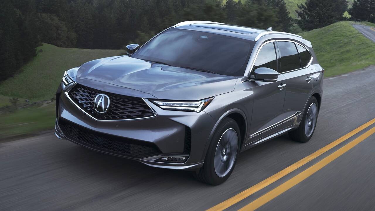2025 Acura MDX driving front view