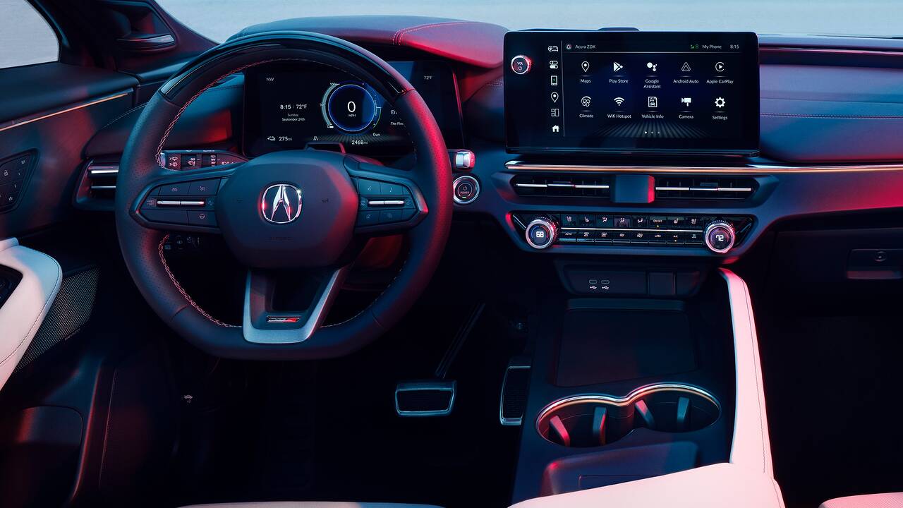 2024 Acura ZDX front interior - dashboard