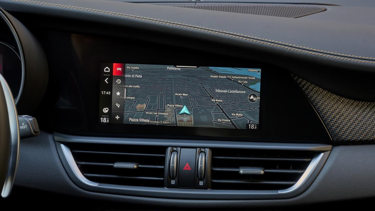 2024 Alfa Romeo Giulia Quadrifoglio infotainment screen