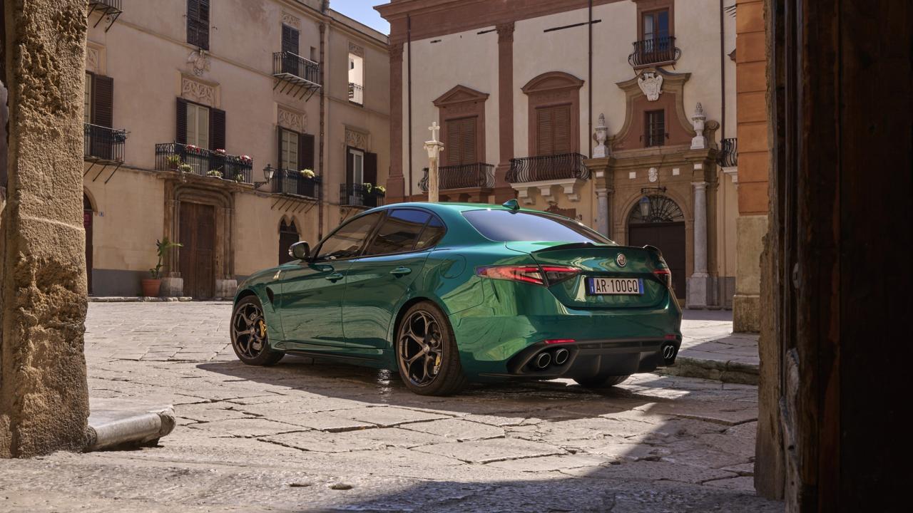 2024 Alfa Romeo Giulia Quadrifoglio rear static