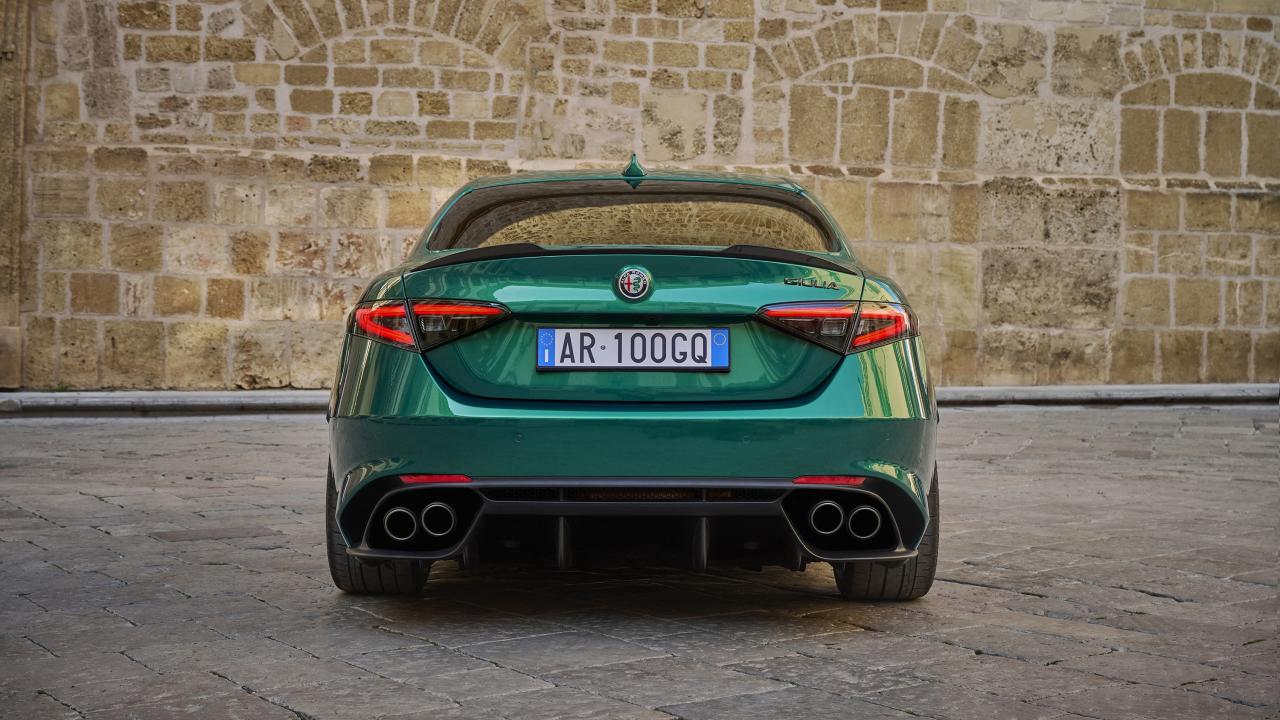 2024 Alfa Romeo Giulia Quadrifoglio rear view