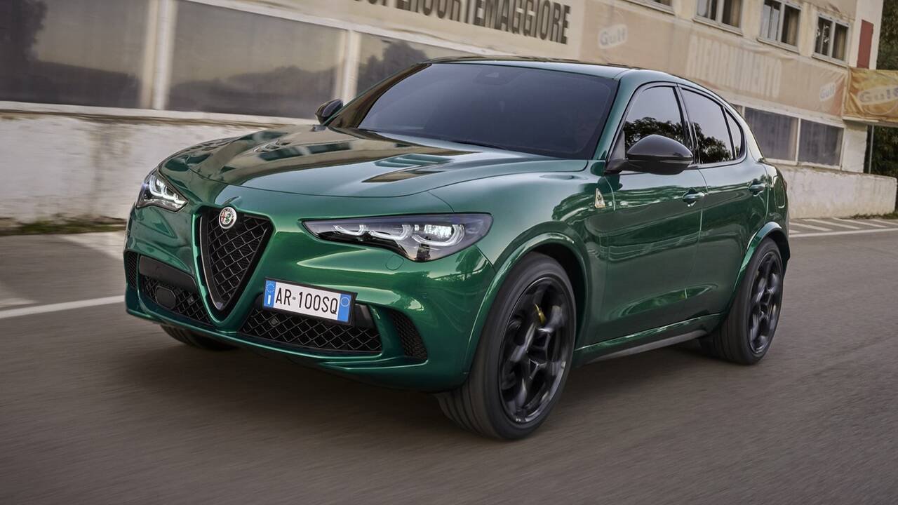 2024 Alfa Romeo Stelvio Quadrifoglio driving front view
