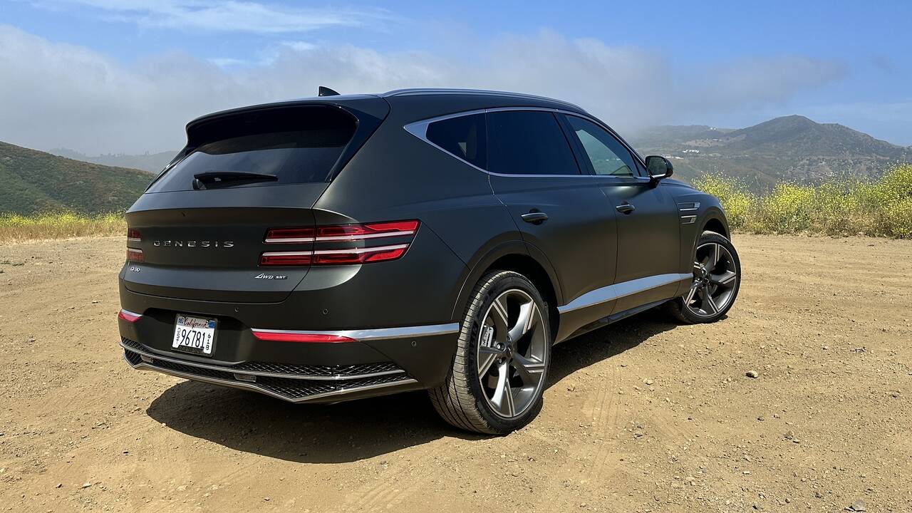 2025 Genesis GV80 3.5T Prestige parked rear view