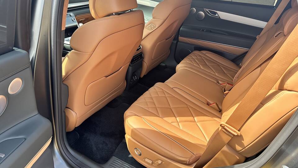 2025 Genesis GV80 rear interior backseat - Nappa leather