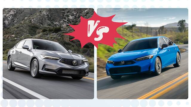 2025 Acura Integra vs. 2025 Honda Civic Hybrid