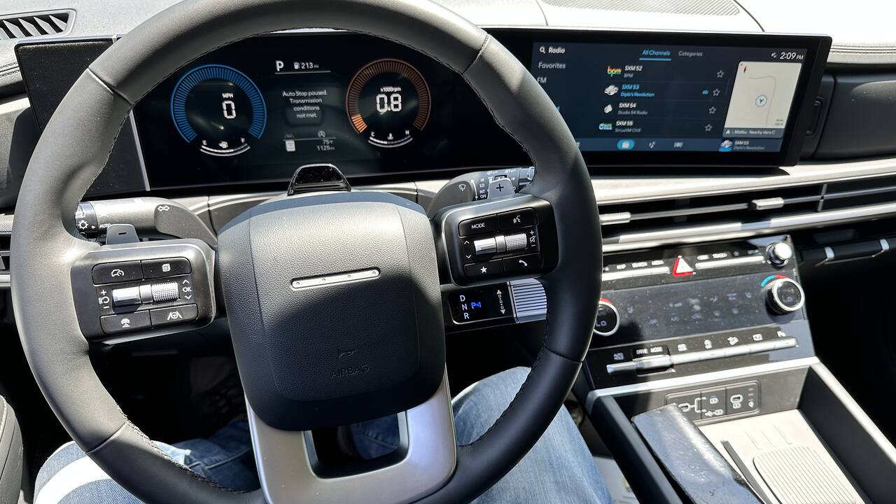 2025 Hyundai Santa Fe front interior - dashboard