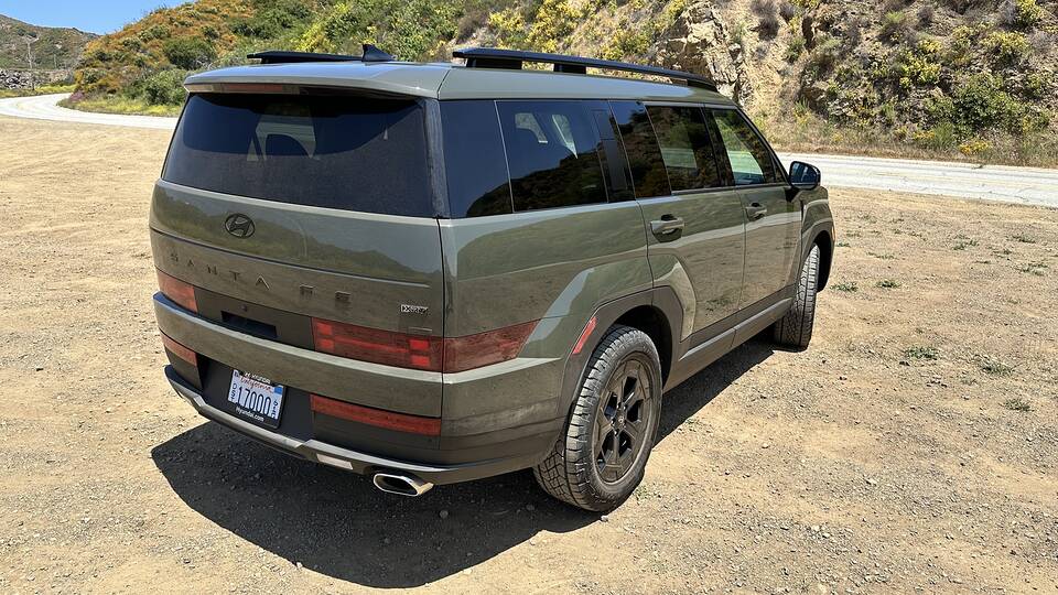2025 Hyundai Santa Fe XRT parked - rear view