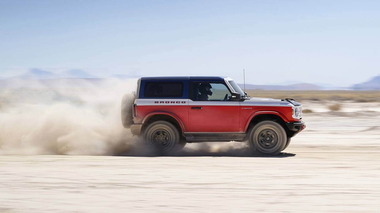 2025 Ford Bronco Stroppe Edition driving side view