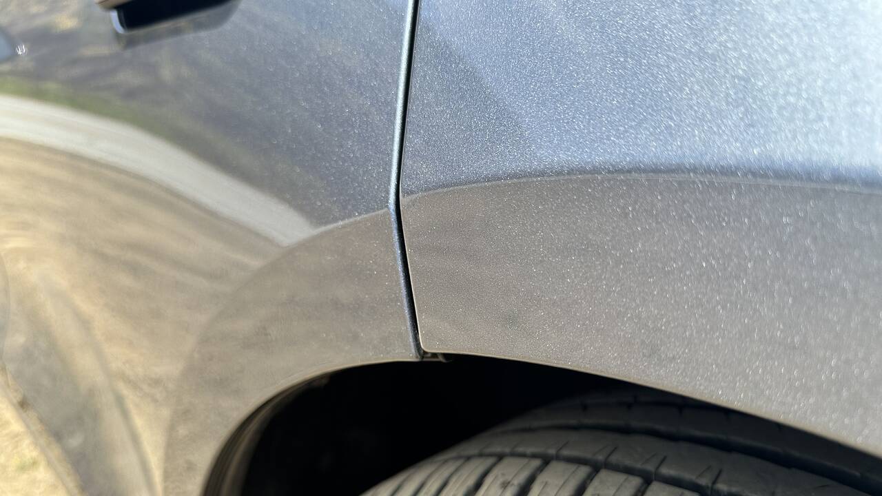 2025 Lucid Air Pure misaligned rear door