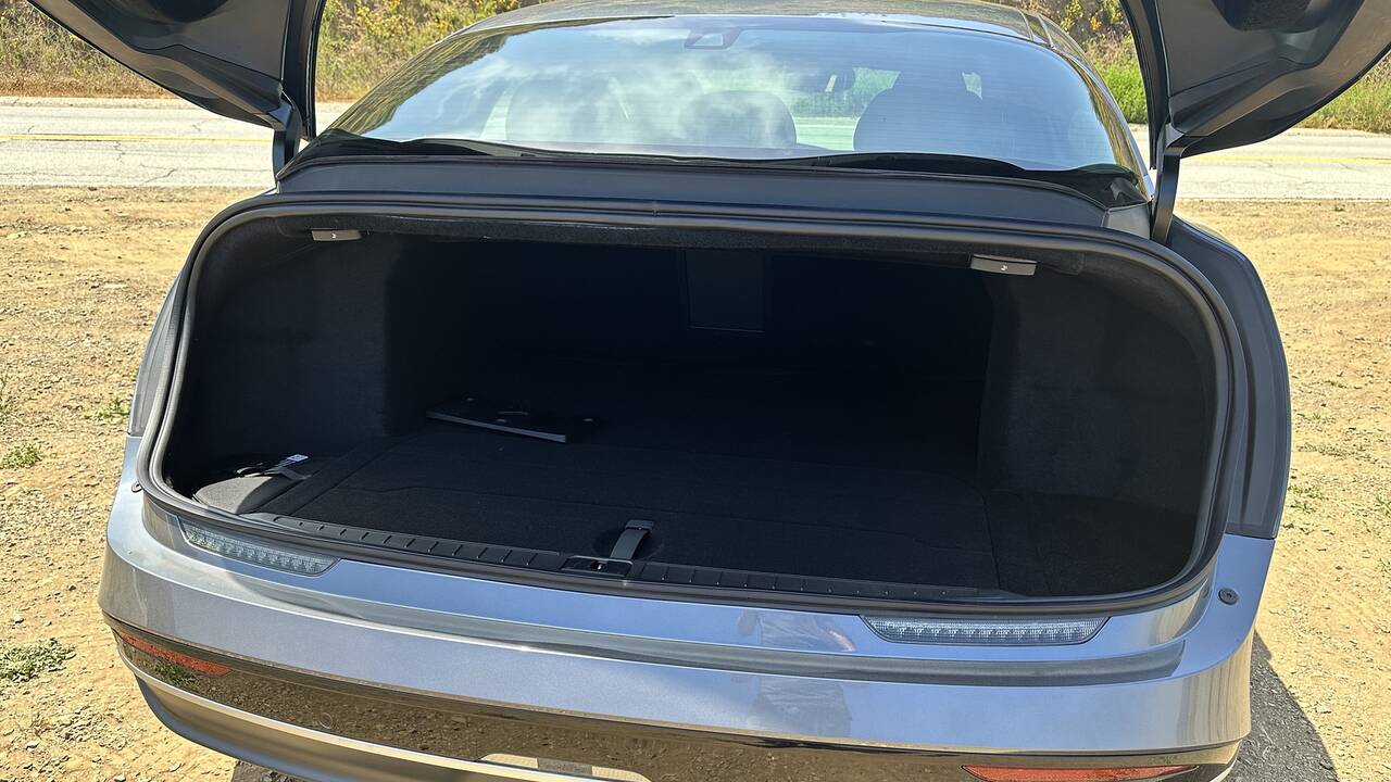 2025 Lucid Air Pure trunk space