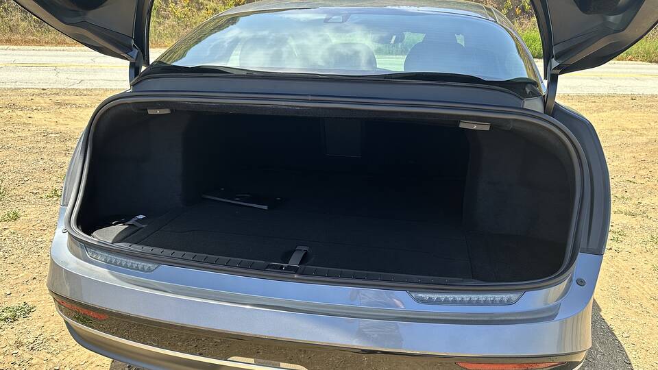 2025 Lucid Air Pure trunk space