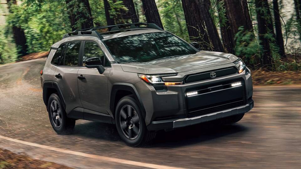 2026 Toyota RAV4 Woodland driving front view