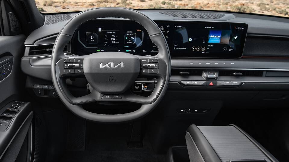2026 Kia EV9 front interior - dashboard