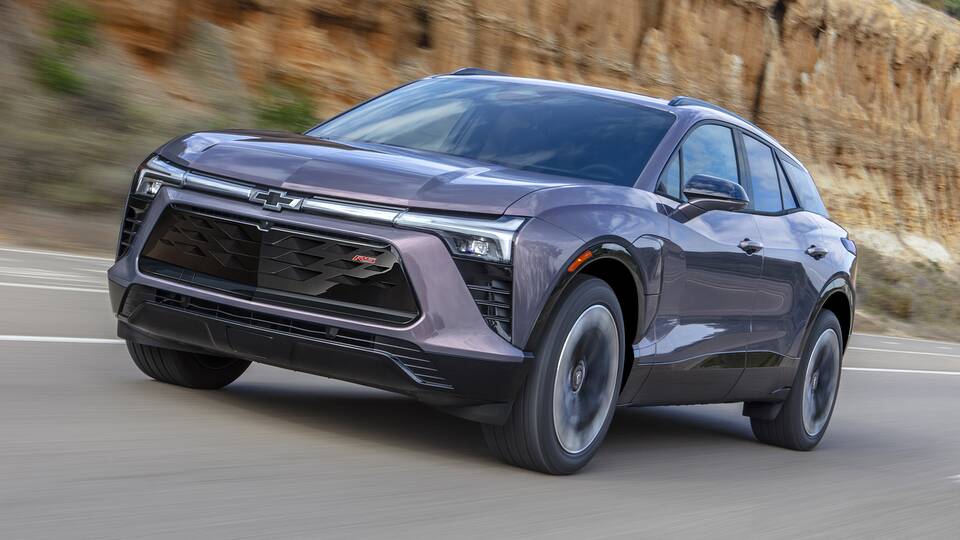 2025 Chevrolet Blazer EV RS driving front view