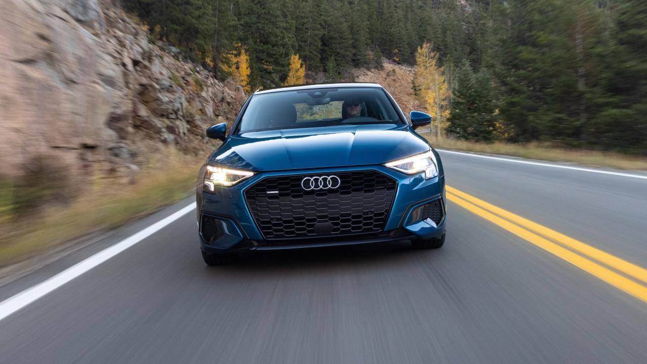 2024 Audi A3 driving front view