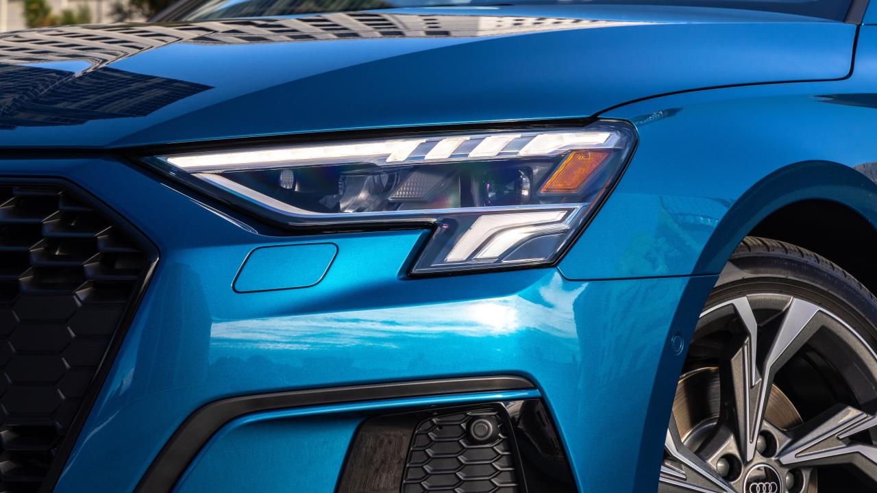2024 Audi A3 headlights detail