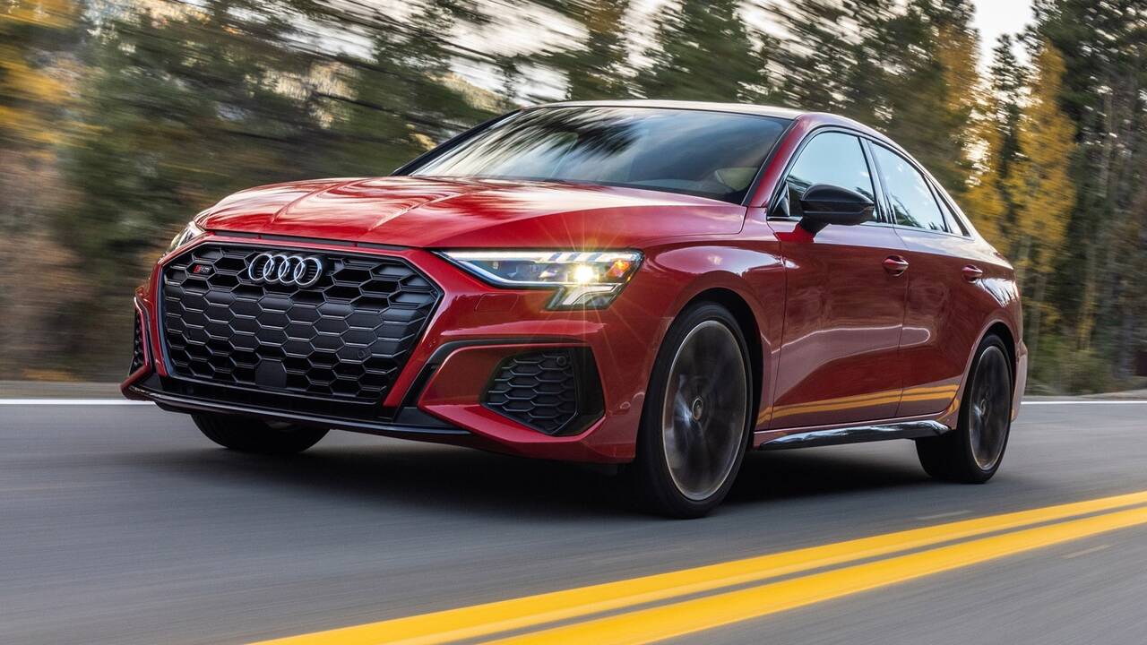 2024 Audi S3 driving front view