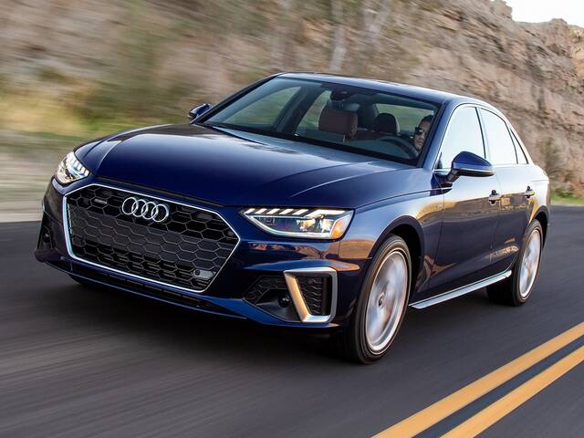2024 Audi A4 driving front view