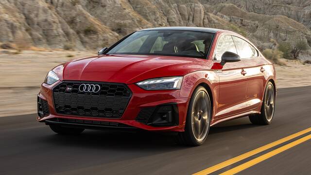 2025 Audi S5 Sportback driving front view