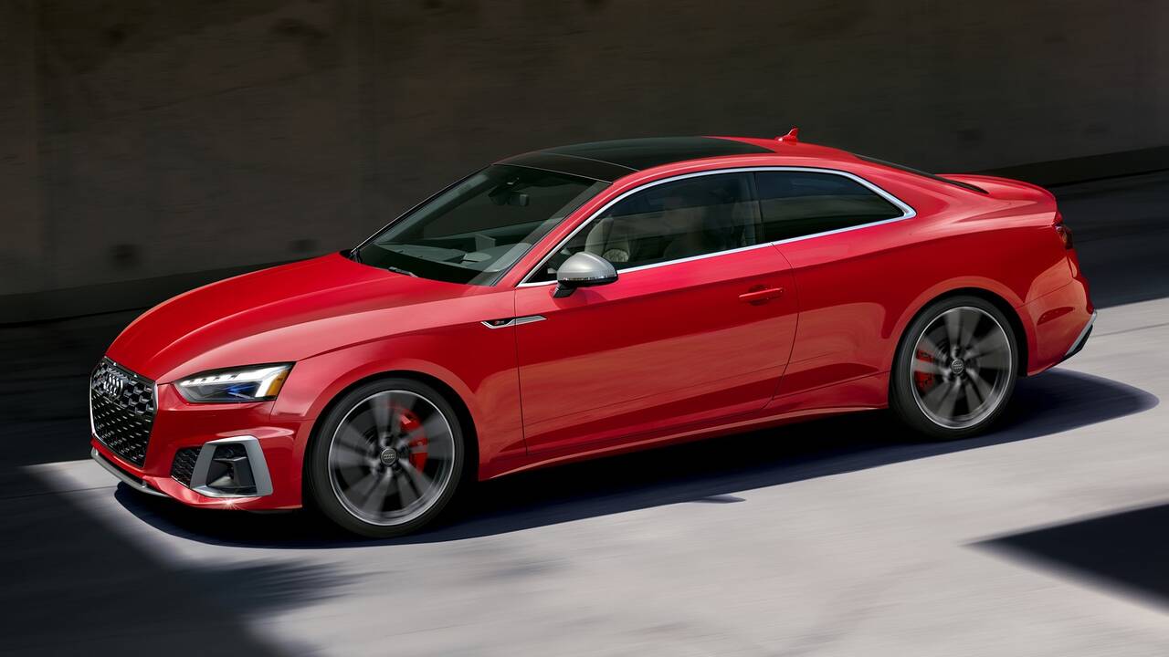 2024 Audi S5 Coupe driving side view