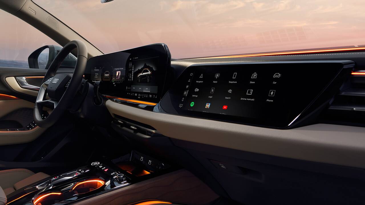 2025 Audi A5 front interior dashboard