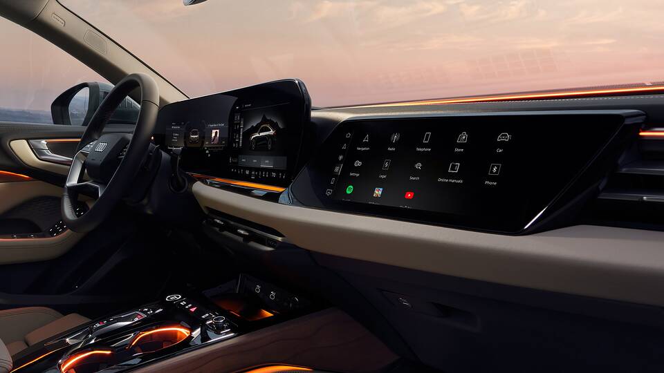 2025 Audi A5 front interior dashboard