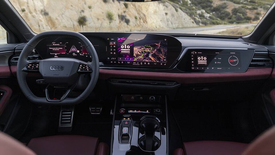 2025 Audi S5 front interior dashboard