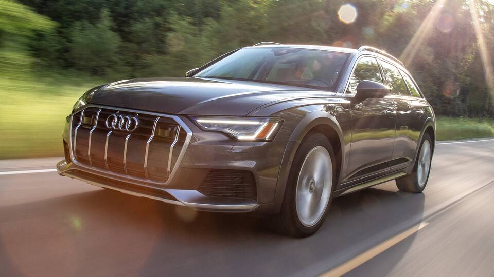 2024 Audi A6 Allroad driving front view