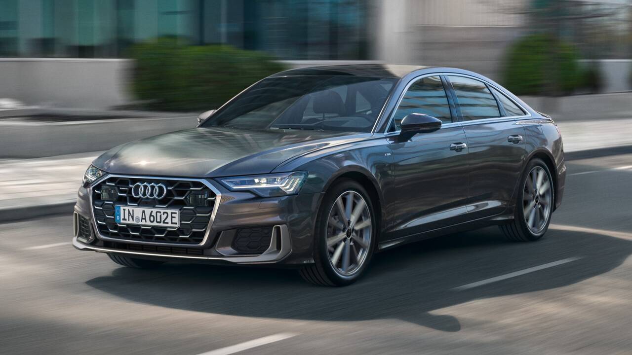 2024 Audi A6 55 TFSI driving front view