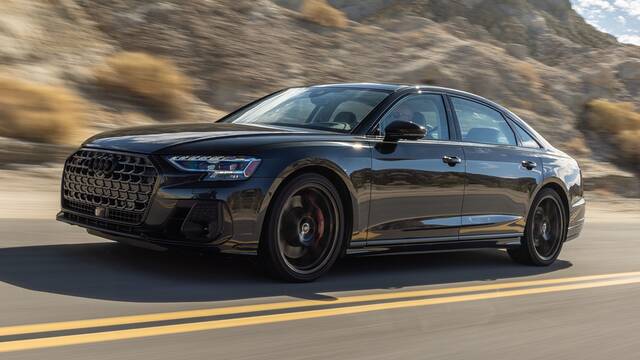 2025 Audi S8 driving front view