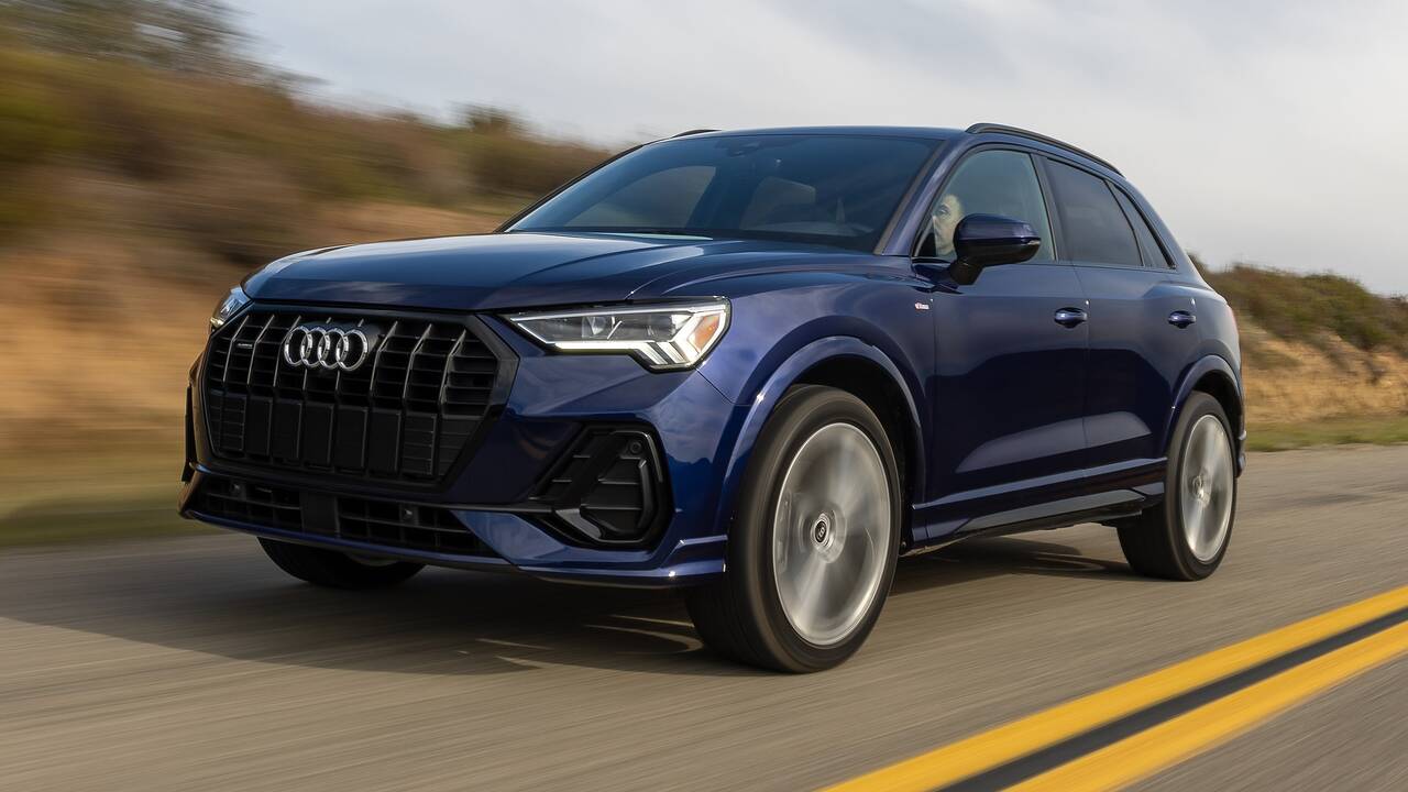 2024 Audi Q3 driving front view