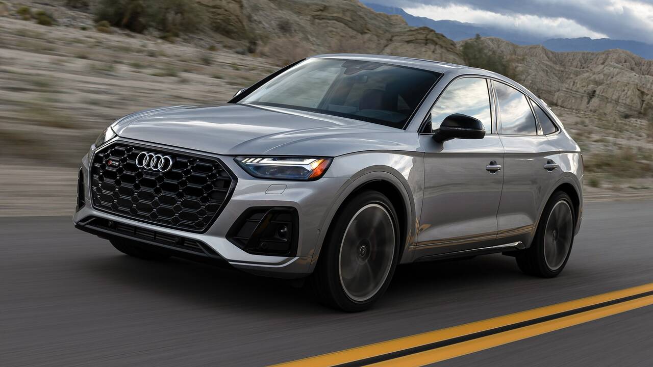 2024 Audi SQ5 Sportback driving front view