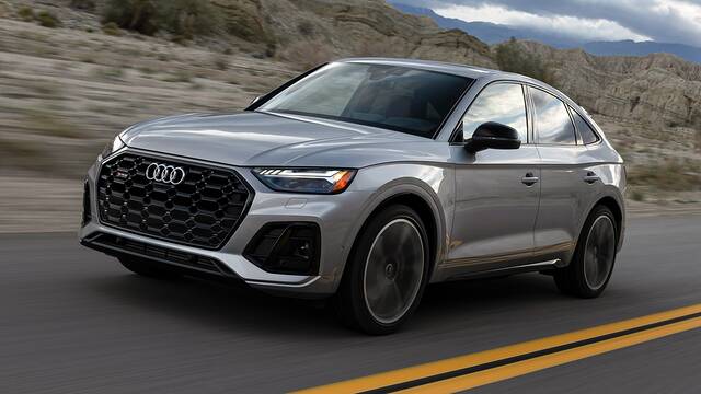 2024 Audi SQ5 Sportback driving front view