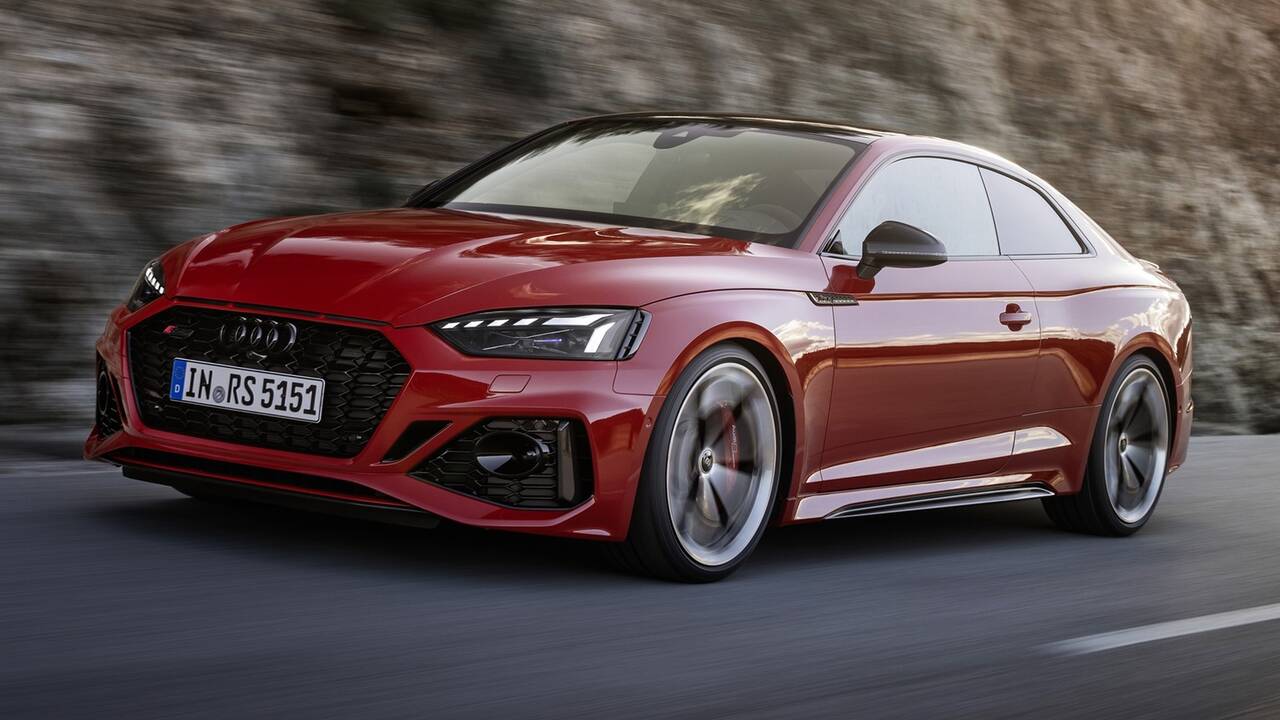2024 Audi RS 5 driving front view