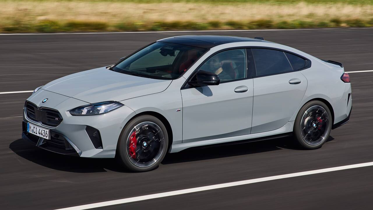 2025 BMW M235 xDrive Gran Coupe driving side view