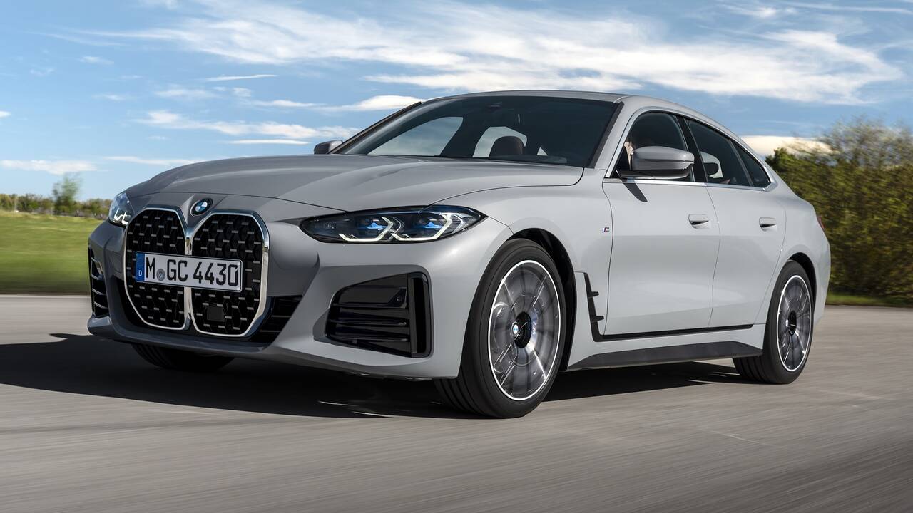 2024 BMW M440i Gran Coupe driving front view