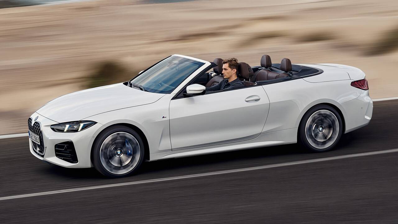 2025 BMW M440i Convertible driving side view