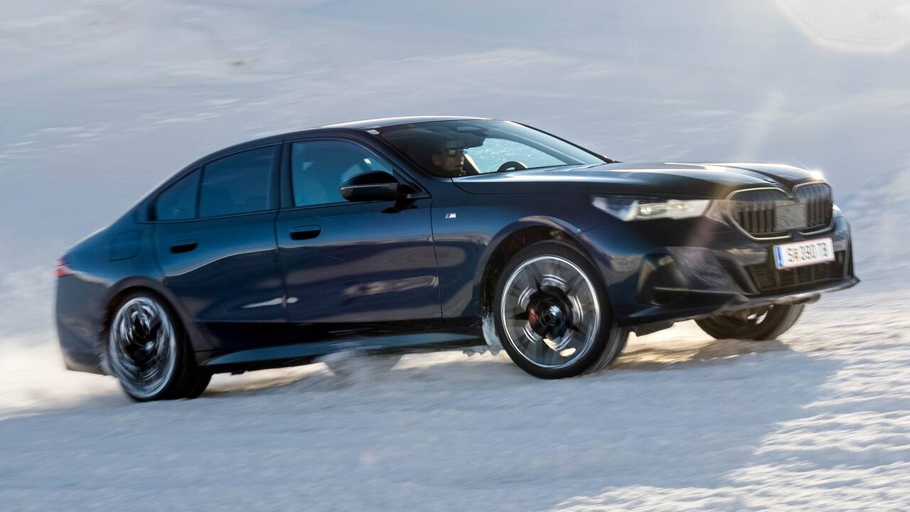 2024 BMW 5 Series driving side view