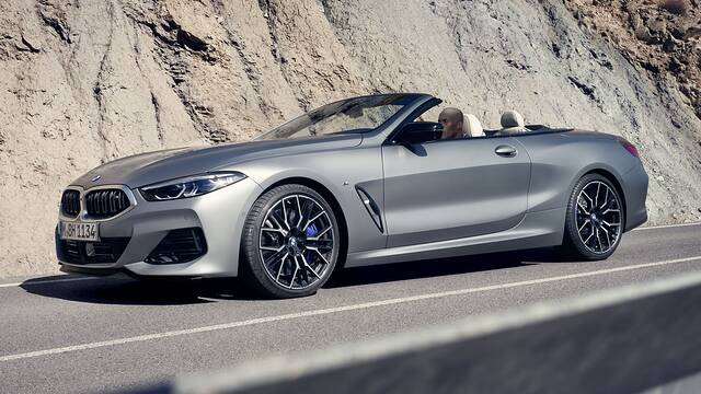 2024 BMW M850i xDrive Convertible driving side view