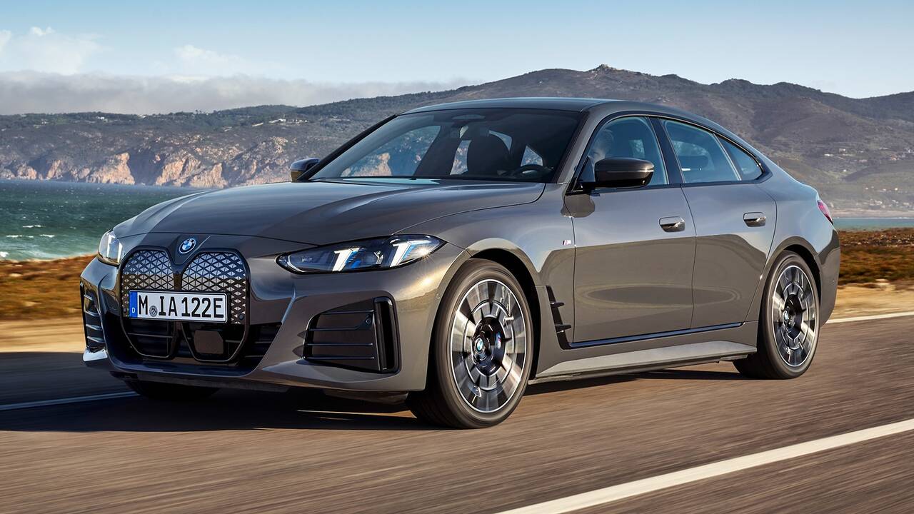 2025 BMW i4 xDrive40 driving front view