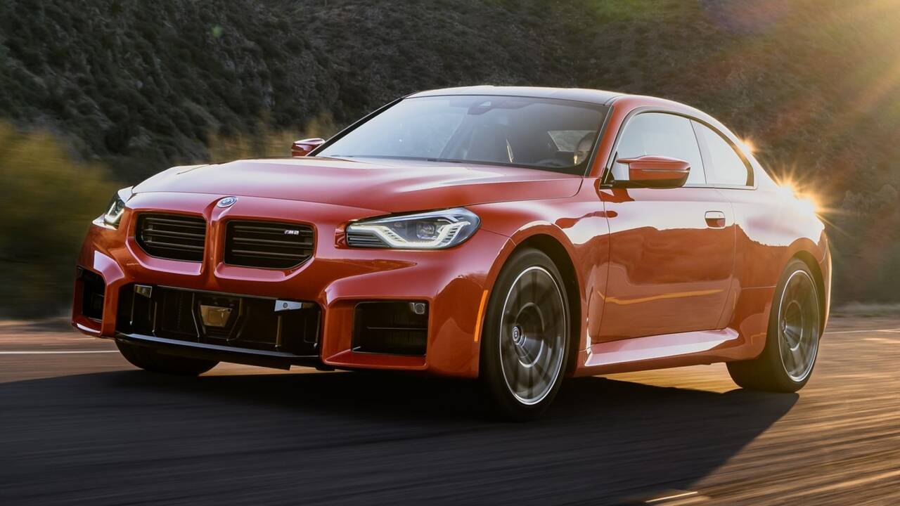 2024 BMW M2 driving front view
