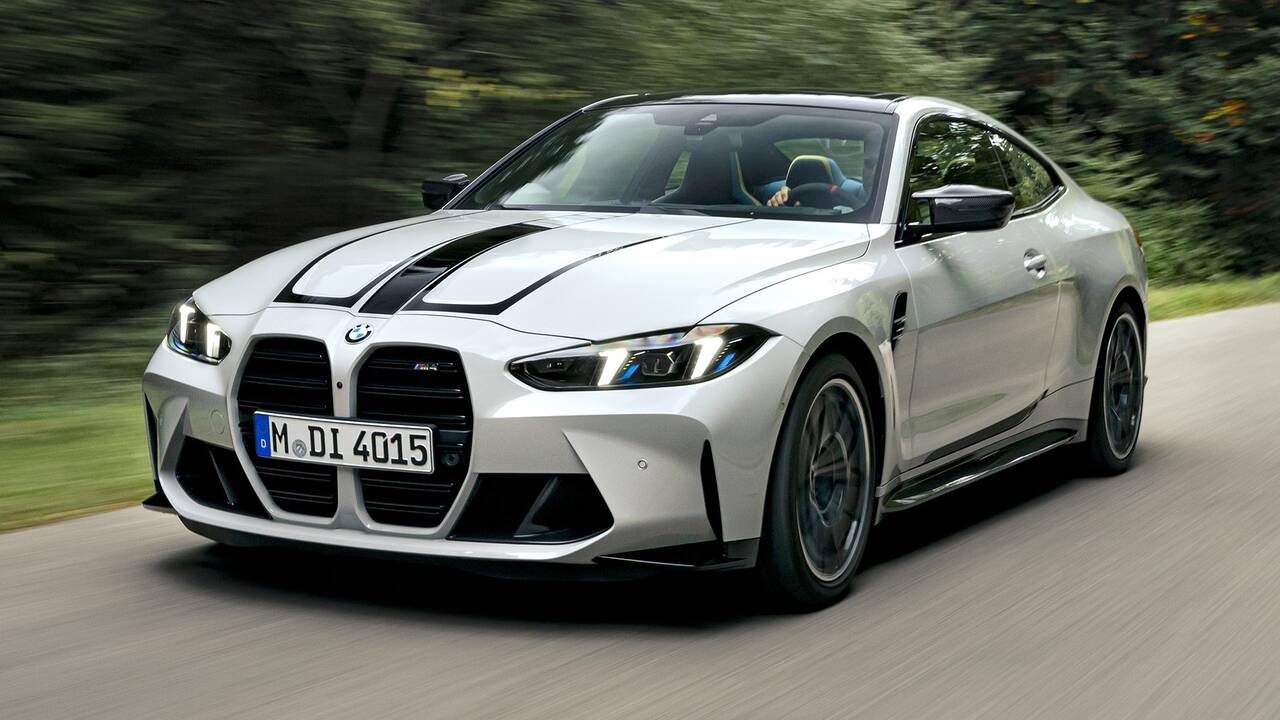 2025 BMW M4 Coupe driving front view