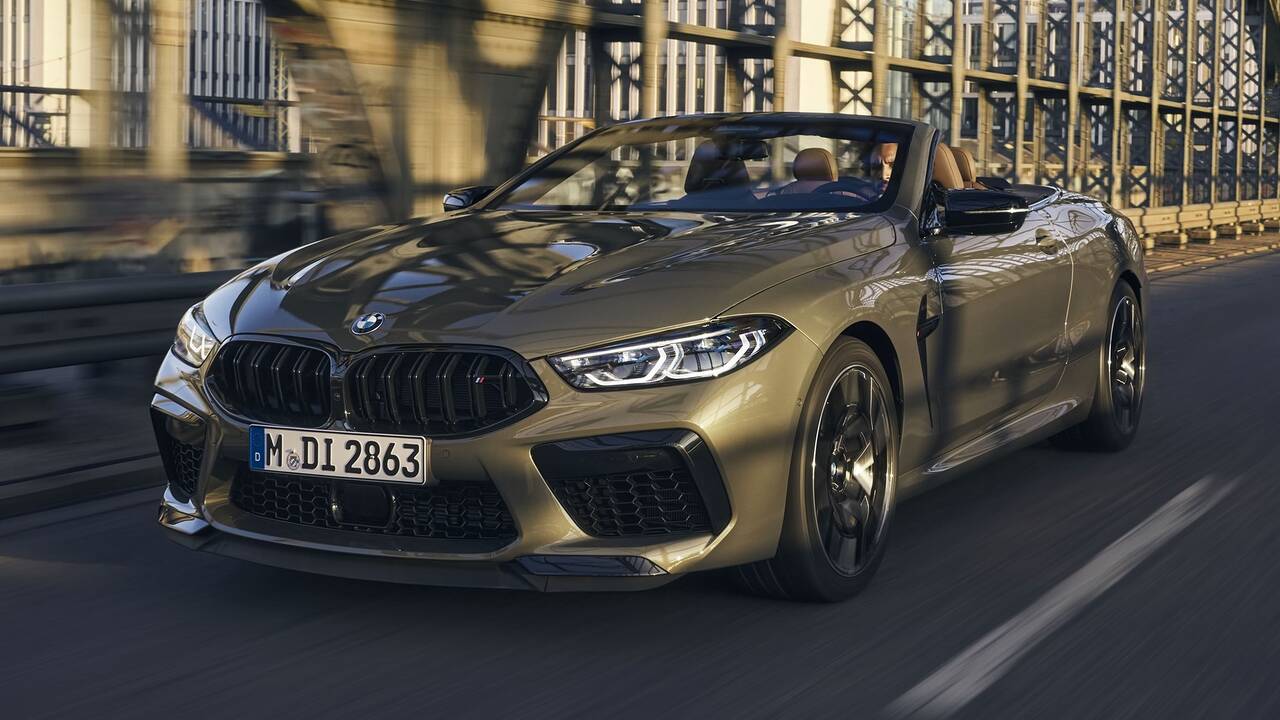 2025 BMW M8 Convertible driving front view