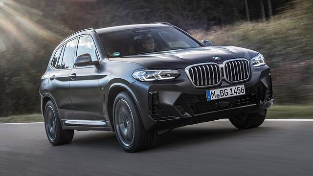 2024 BMW X3 M40i driving front view