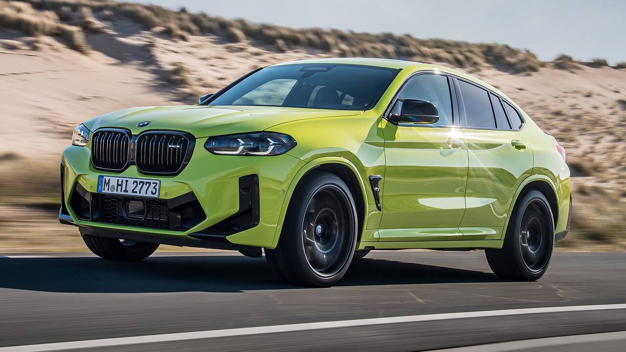 2024 BMW X4 M driving front view