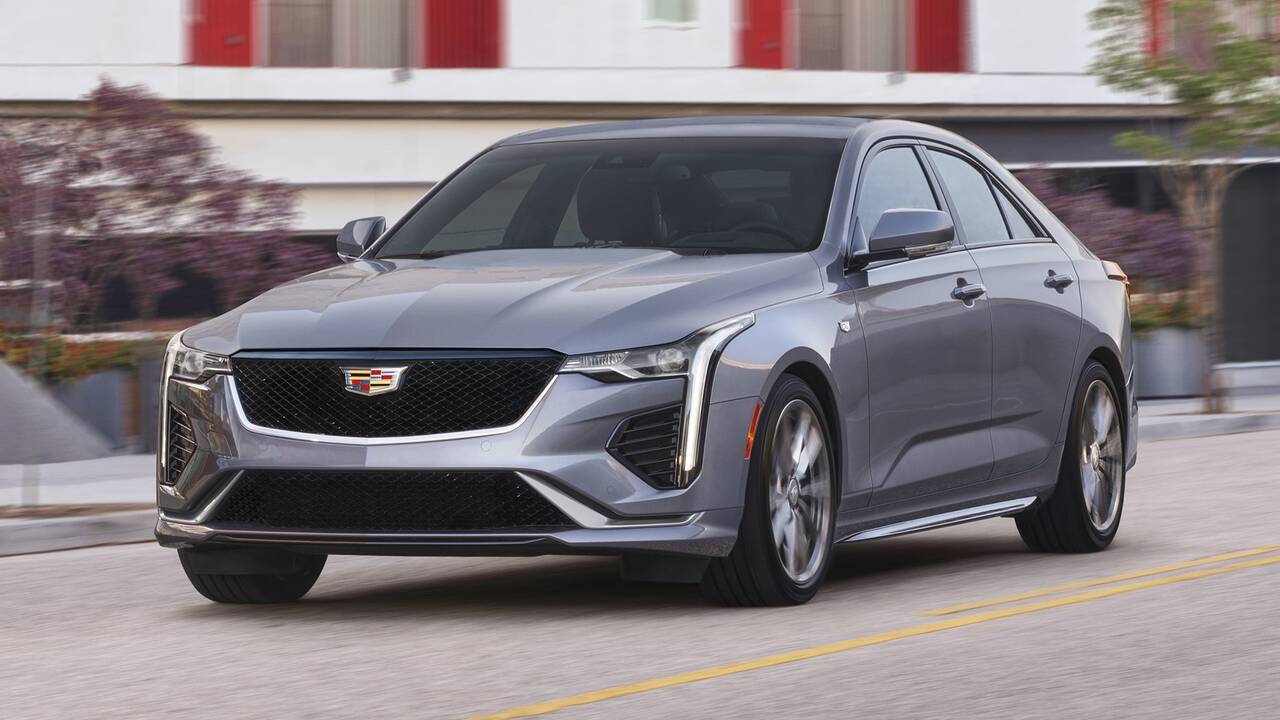 2024 Cadillac CT4 driving front view